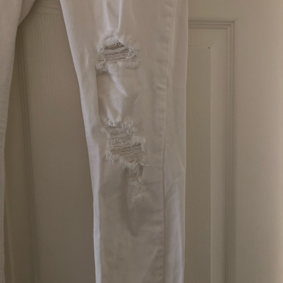 White Ripped Jeans - Picture 3 of 5